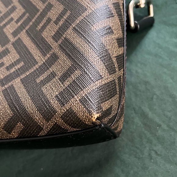 Fendi Black and Brown Forever Fendi Camera Bag - Picture 7 of 16